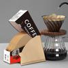 Food Grade Coffee Filter Paper Cone Hand Brewed Coffeeware Machine Disposable V02 Filter Paper Multiple Servings