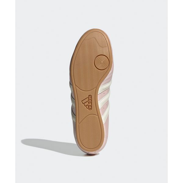 Adidas Taekwondo Leather Comfortable Versatile Non-Slip Durable Low-Top Training Shoes Women sneaker Pink Beige JR3955