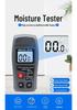 Wood Moisture Tester Meter for Flooring, Cardboard & Hygrometer Dampness Measurement