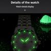 Rhombus Cut Couple Watch, A Pair of Steel Straps, Double Calendar Men's Watch, Luminous Waterproof Women's Watch, High-end