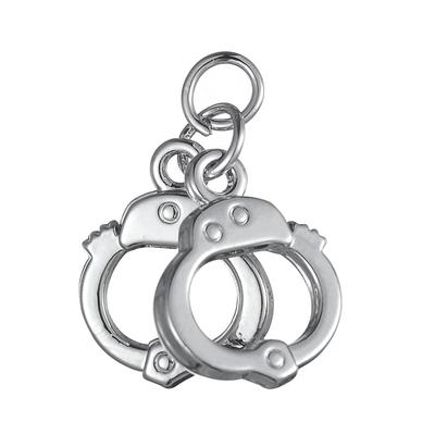 My Shape 5 Pcs Handcuffs Charms Pendant for Necklace Bracelet Handmade Decoration Vintage for DIY Jewelry Making Findings