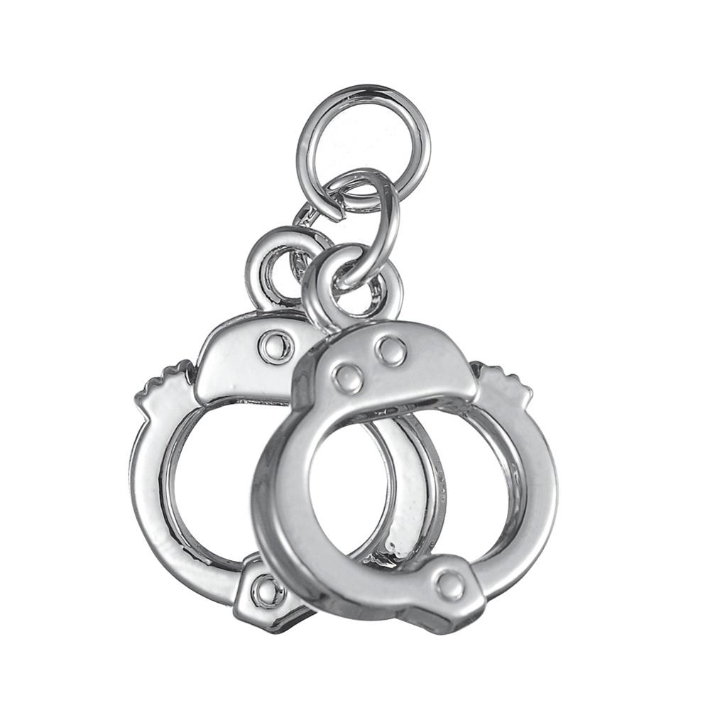 

My Shape 5 pcs Handcuffs Charms Pendant for Necklace Bracelet Handmade Decoration Vintage for DIY Jewelry Making Findings