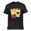 Burning Four Aces Poker Cool Quad Aces Poker Player Gift Tshirt Funny Young Tshirts Cotton Tops Shirt Gift