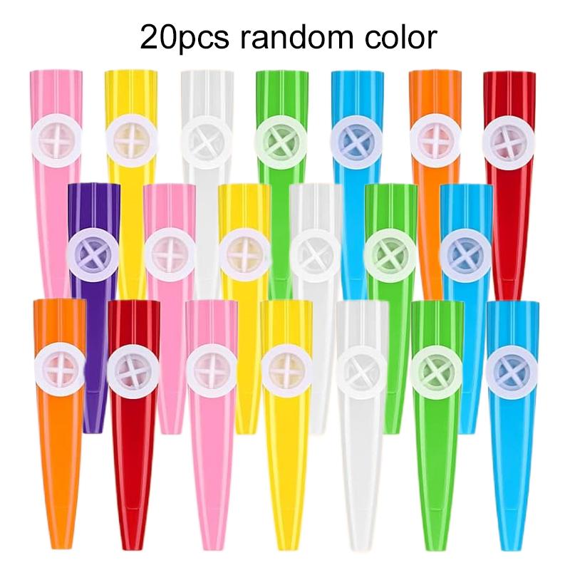 2~20 adet Plastik Kazoo Taşınabilir Müzik Aleti Yeni Başlayanlar İçin Uygun Festival Toplantısı Performans Eğlence Aksesuarları TMZ