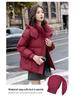 Women's Winter 2025 Simple Commute Short Down Jacket - Youth Loose Fit, Thickened Cotton-Padded Coat.