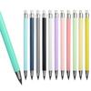12pcs Macaron Color HB Colored Pencils Set With Eraser No Sharpening Eternity Pencils Drawing Sketching Pencil School Office