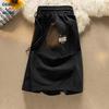 GENIOLAMODE Men's Summer Ice Silk Cargo Shorts