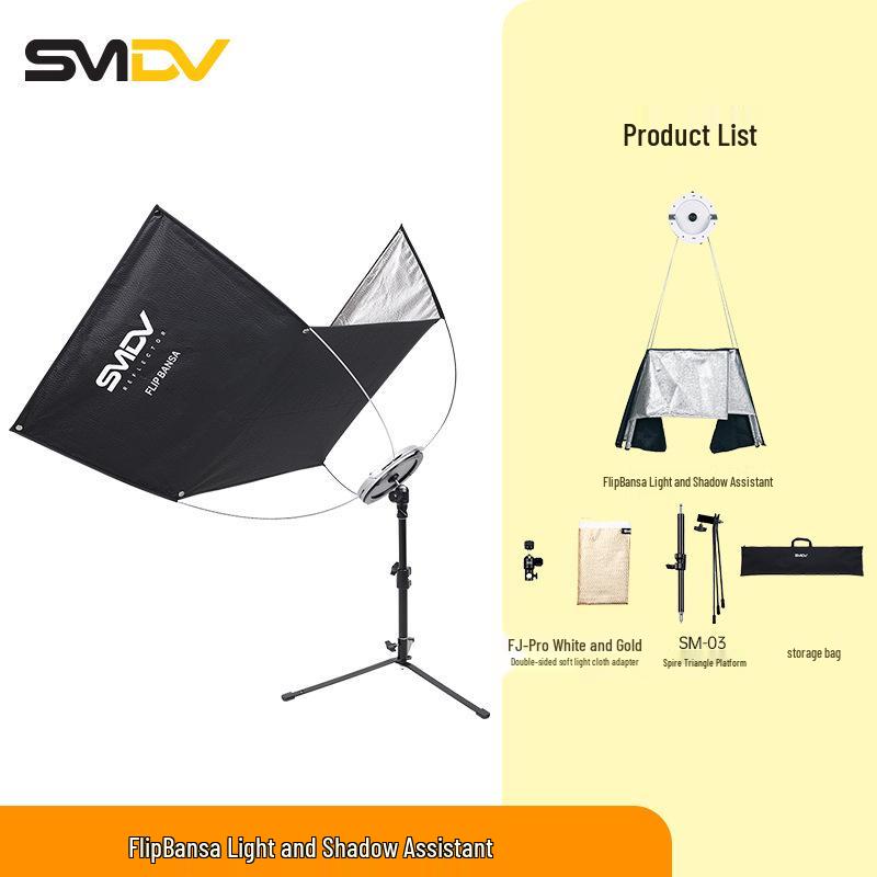 

SMDV Foldable Reflector & Diffuser for Photography, Outdoor Shooting, Live Streaming