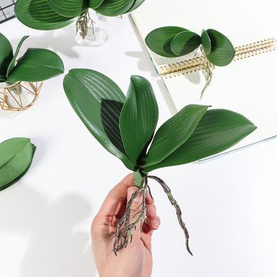 1PC Simulation Leaves Phalaenopsis Leaf Artificial Plants Plastic Grass Flowers Orchid Leaves Wedding Festival Spring Home Decor