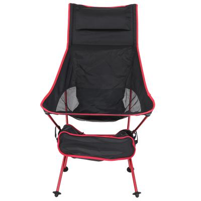 Campingstuhl Aluminiumlegierung Nylonnetz Leichtgewichtiger Klapphocker für Outdoor-Angeln