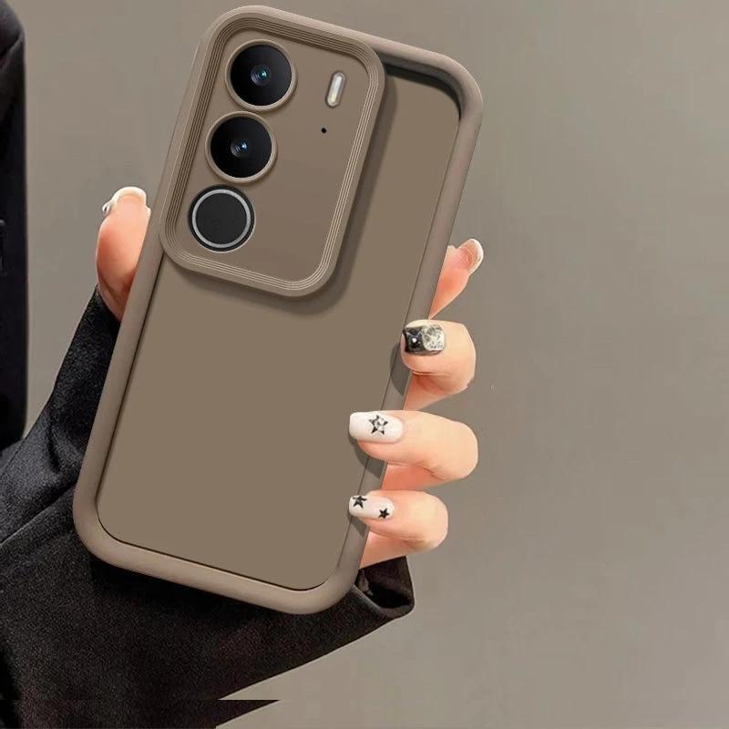 

Для чехла Realme C75 Чехол для телефона Realme C75 4G Realme C75x Защита от падений Роскошная матовая мягкая обложка цвета конфет realme C75