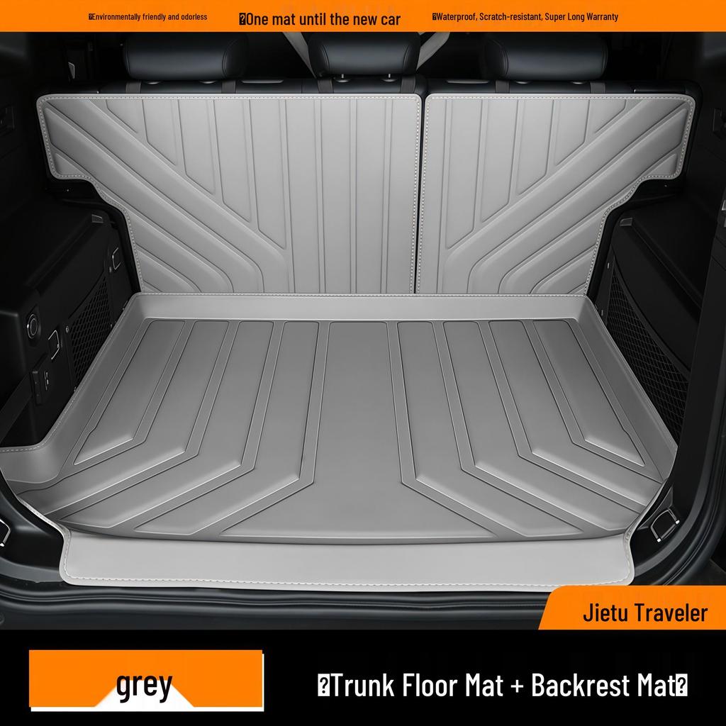 Waterproof Dustproof Trunk Mat for Jetour Traveller - Eco-Friendly Car Interior Accessory