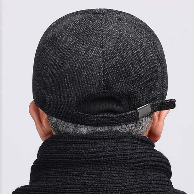 Čepice Pánská Podzimní a Zimní Středně a starší Otec a starší Teplá kšiltovka Old Man Zimní ochrana proti chladu Čepice na uši