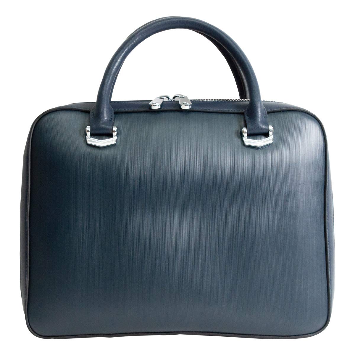 

Italy Small Business Bag Mini Bag Briefcase Cowhide Binal Leather Gusseted Lightweight Tablet B5 Document Storage Compact Durable Navy [Dom Teporna]