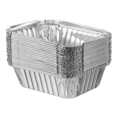 10 st Aluminiumfolie Rektangulär Folieform Non-Stick 130/410/700/750ml Airfryer Papper Engångsmatbehållare Skål