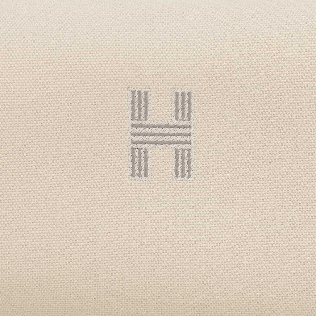New HERMES Bride a Brac Cotton Storage Bags Toiletry Bags Large Size Women's Ecru H103223M-01