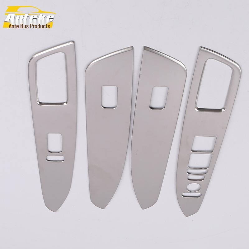 Compatible Trim for 18 URV Glass Lift: Car Window Switch Panel Decorative Accessory