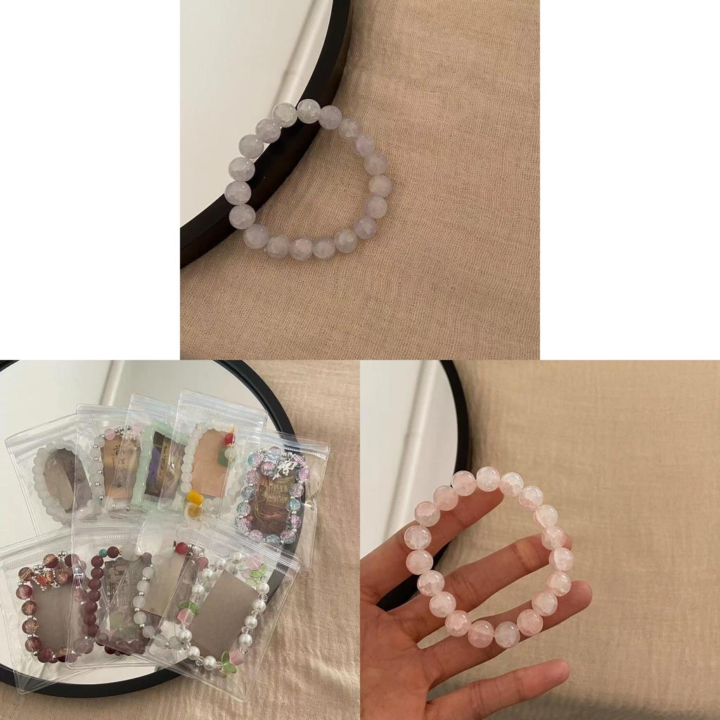 Glass Beaded Bracelet With Gradient Colors For Women Summer Fashion Gift For Friends