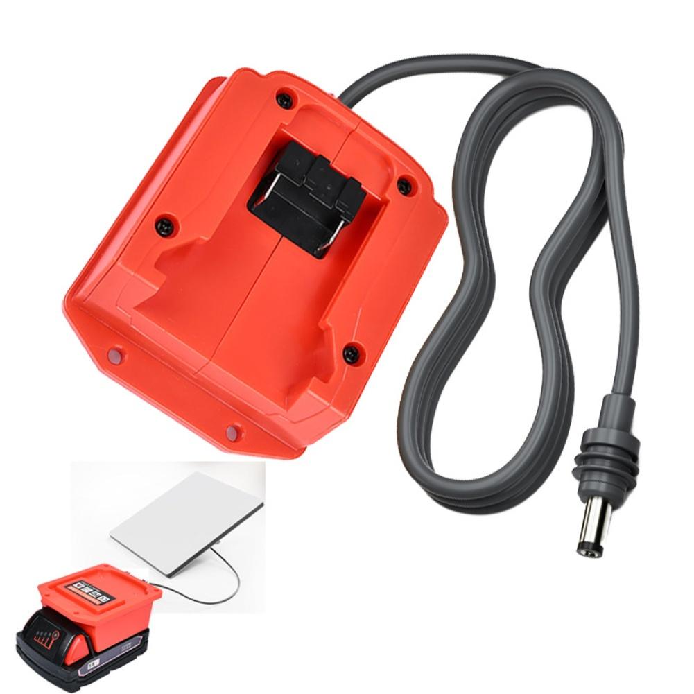 Battery Adapter Converter Versatile 18-20V Battery Adapter Converter Socket Interface External Car Charger 80x65mm For Dewalt