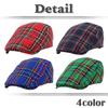 Hunting Cap Hat Check Pattern Sports Running Outdoor Golf Men Women CA594 [White Fang] (Green)