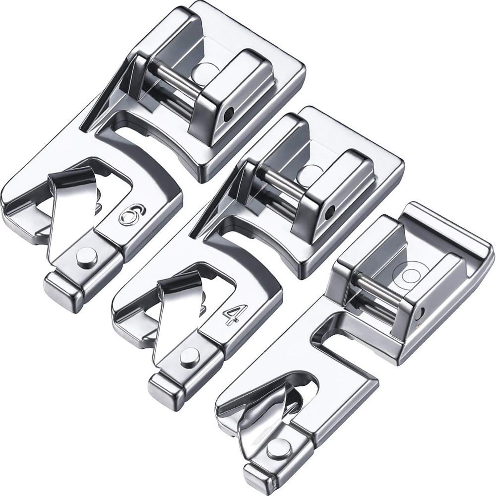 Household Feet Singer Brother Rolled Knitting Sewing Machine Foot Presser Sewing Accessories Hem