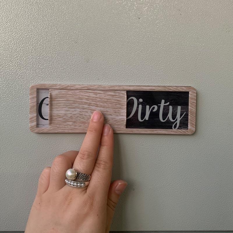1 Stück Geschirrspüler-Magnet Clean Dirty Schild Für Geschirrspüler Oder Kühlschrank, Magnetischer Clean Dirty Geschirrspüler-Magnet-Anzeiger-Markierer