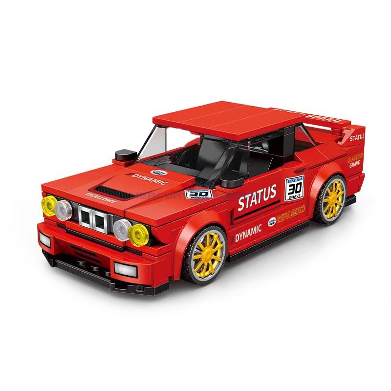 

Красный E30 Гоночный Автомобиль Модель Строительные Блоки MOC JD066 Быстрая Транспортировка Скоростной Автомобиль Кубики Коллекция Идей Набор Игрушек Подарок Дети