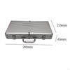 Aluminum Alloy Chip Case Carrier Professional Collect Box with Handle Protection Organizer