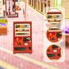 1/64 Mini Vending Machine Model Dollhouse Decoration Accessories DIY Creative Decorative Miniature