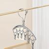 Clothes Drying Rack with Clip Strong Clamps No Rust Dryer Durable Stainless Steel Hanger for Socks And Underwear
