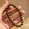 Exquisite Carving Bracelet: Agarwood, Imitation Beeswax, Turquoise & Hetian Jade