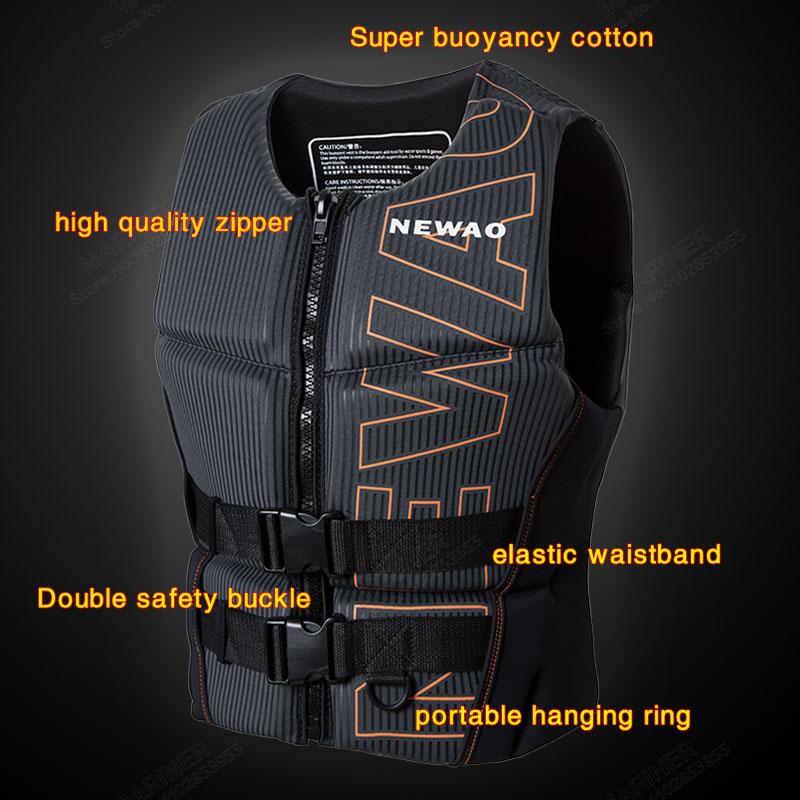 Impact Vest Wakesurf Comp Vest CE Approved Neoprene Life Jacket Wake Surfing But Great for All Other Watersports Activities