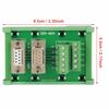 DB9-MG6 DB9 Breakout Board Male / Female Connector DIN Rail Mount Terminal Blocks Module DB9 Interface Module