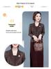 2026 Spring Slimming Temperament Dress: Mid-Length Two-Piece Style with Age-Reducing Print for Women