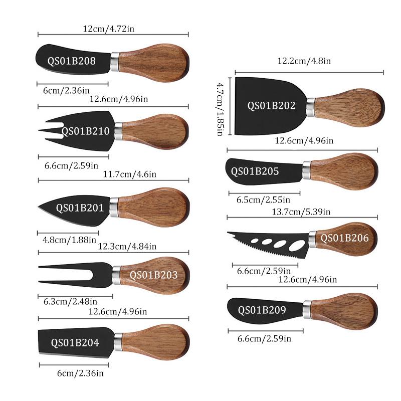 Edelstahl Käsemesser mit Bambusholzgriff Käseschneider KäseSchneider Butter Messer Küchen Backwerkzeug