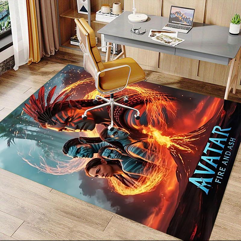 Avatar Fire Ash Carpet For Playroom Bedroom Living Room Sofa Home Decorkids Game Area Rug Nonslip Floor Mat