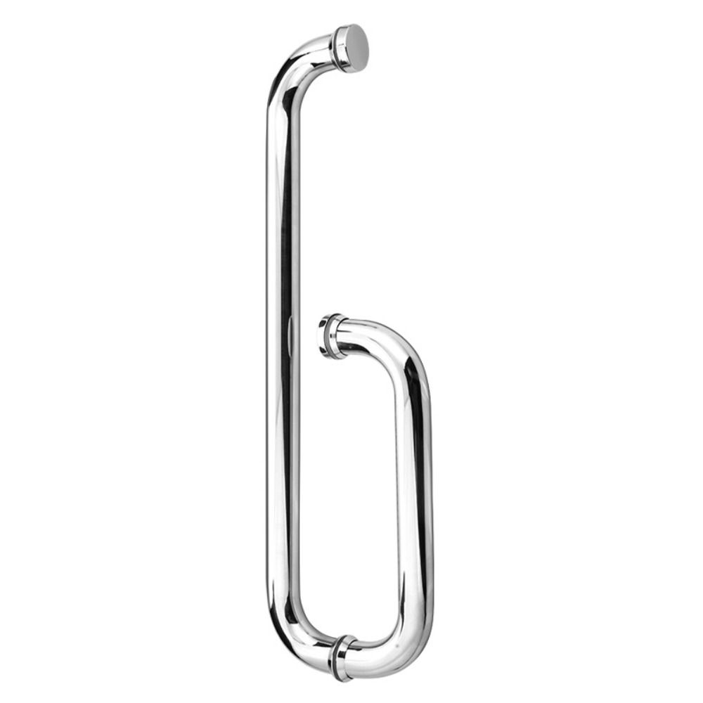 Stal Nierdzewna 304 Uchwyt do Kabiny Prysznicowej Wykończenie Jasna Czerń Pogrubiona Konstrukcja Uchwyt do Drzwi Szklanych Wysokiej Klasy Atmosfera Miedziany Rdzeń