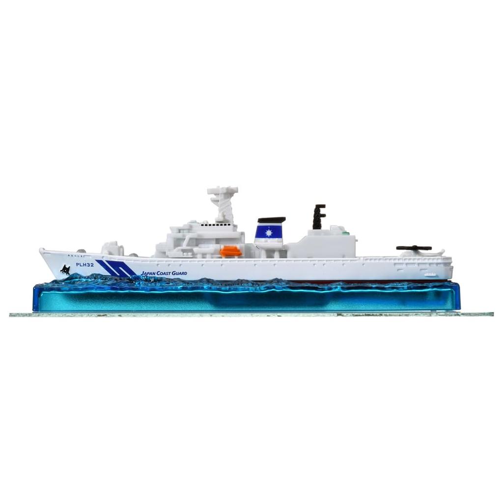 TAKARA TOMY Tomica Long Type Tomica No.140 Japan Coast Guard Patrol Boat Akitsushima PLH32 Mini Car Toy Ages 3 and Up