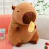 New Kapibara Fruit Durian Capybara Plush Toy Throw Pillow Guinea Pig Doll Doll Removable Backpack