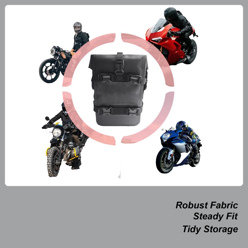 Motorcycle Front Bumper Bags Waterproof Backpack Gear Saddle Bag For Long Distance Touring Daily Commuting Outdoor Adventure
