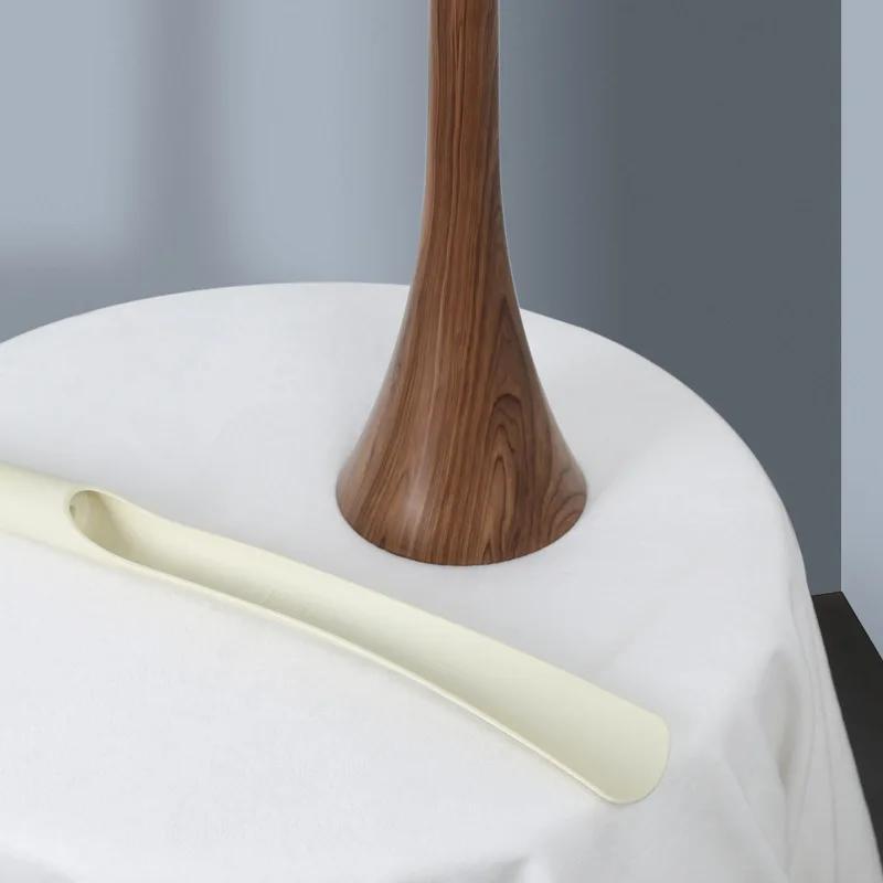 Wood Grain Self-supporting Shoe Handle, Extra Long Shoe Handle, Suitable for the Elderly and Pregnant Women Shoe Horn