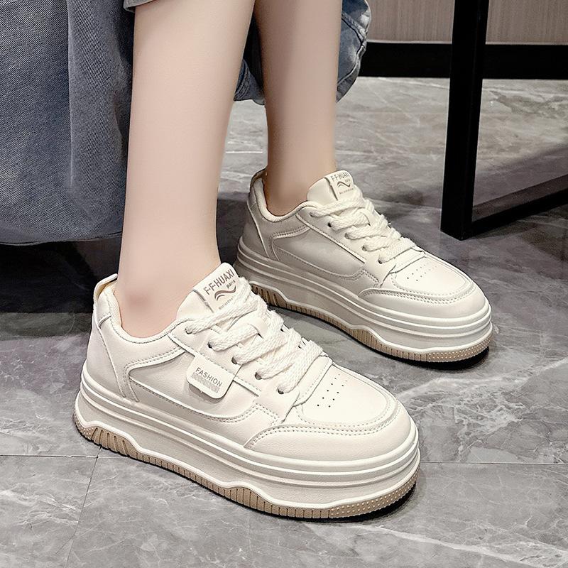 Fashion 2025 Sneakers Women Platform Flat Shoes Woman Shoes Casual Ladies Chunky Sneakers Women white Shoes zapatos de mujer