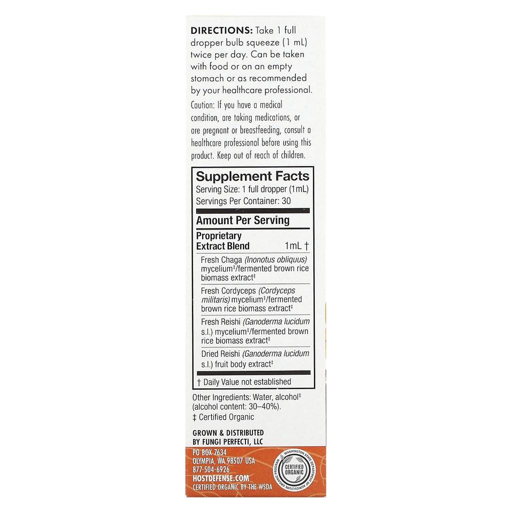 Mushroom, Organic Breath Extract, 30Ml(1Fl Oz)