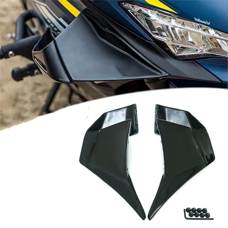 Motorcycle Aerodynamic Spoiler For KAWASAKI NINJA 400 2018- Motorcycle Fairing Winglets