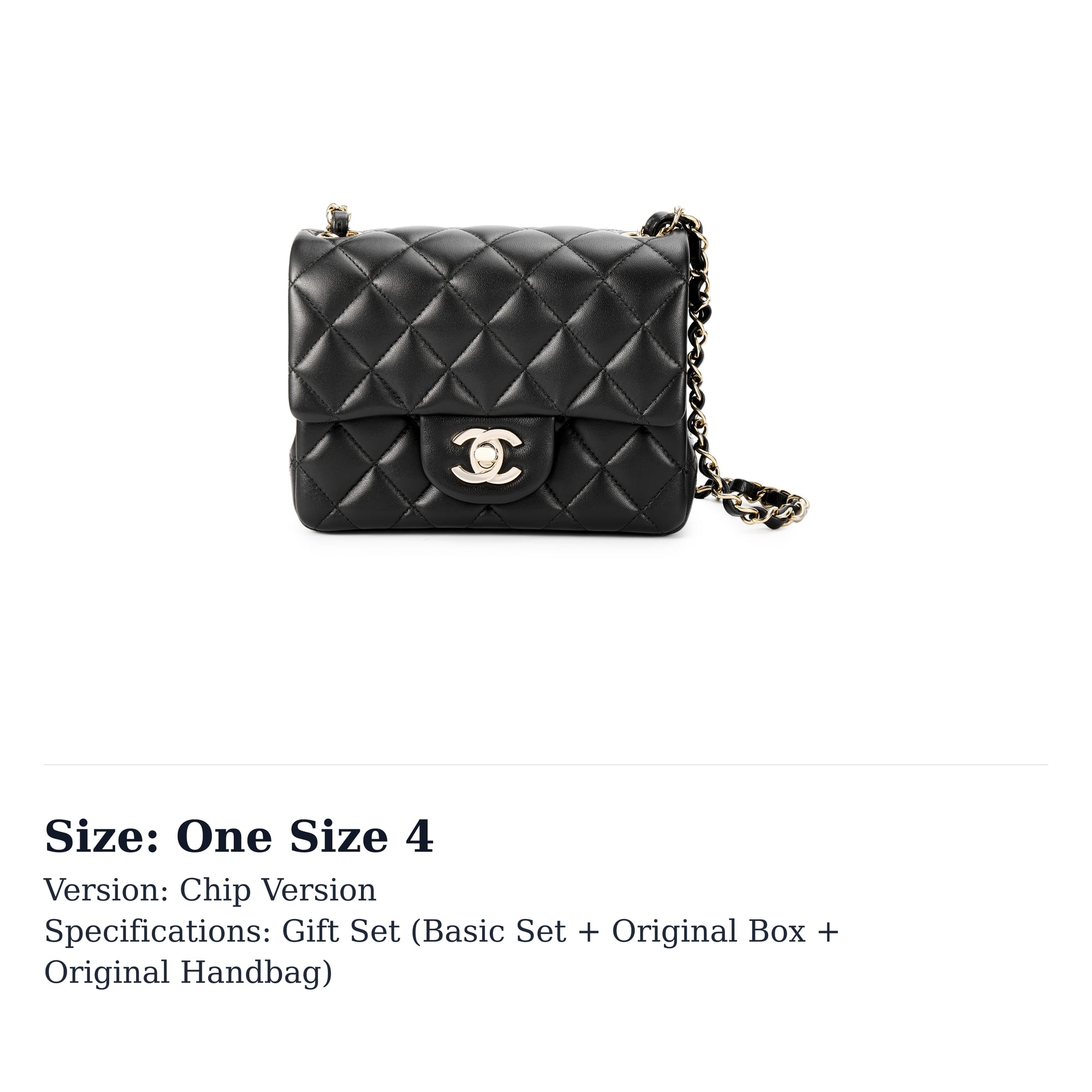 CHANEL Classic Flap CF Sheepskin Material