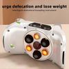 Electric Bian Stone Abdominal Massager, Smart EMS Tummy Belly Massager Belt for Fat Burning & Bloating Relief