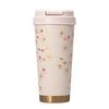 Starbucks Coffee SAKURA2026 Stainless Steel TOGO Bottle Pink Beige & Gold 473ml