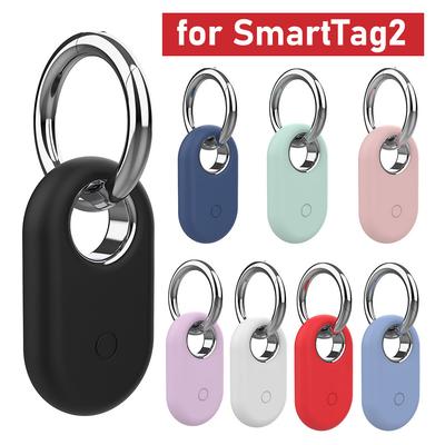 Capa Protetora Skin Cover para Galaxy SmartTag 2 Capa Suporte para Samsung Galaxy Smart Tag Concha Grossa de Silicone para SmartTag2