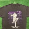 Hot Popular Jethro Tull Band Black T-Shirt Cotton Unisex