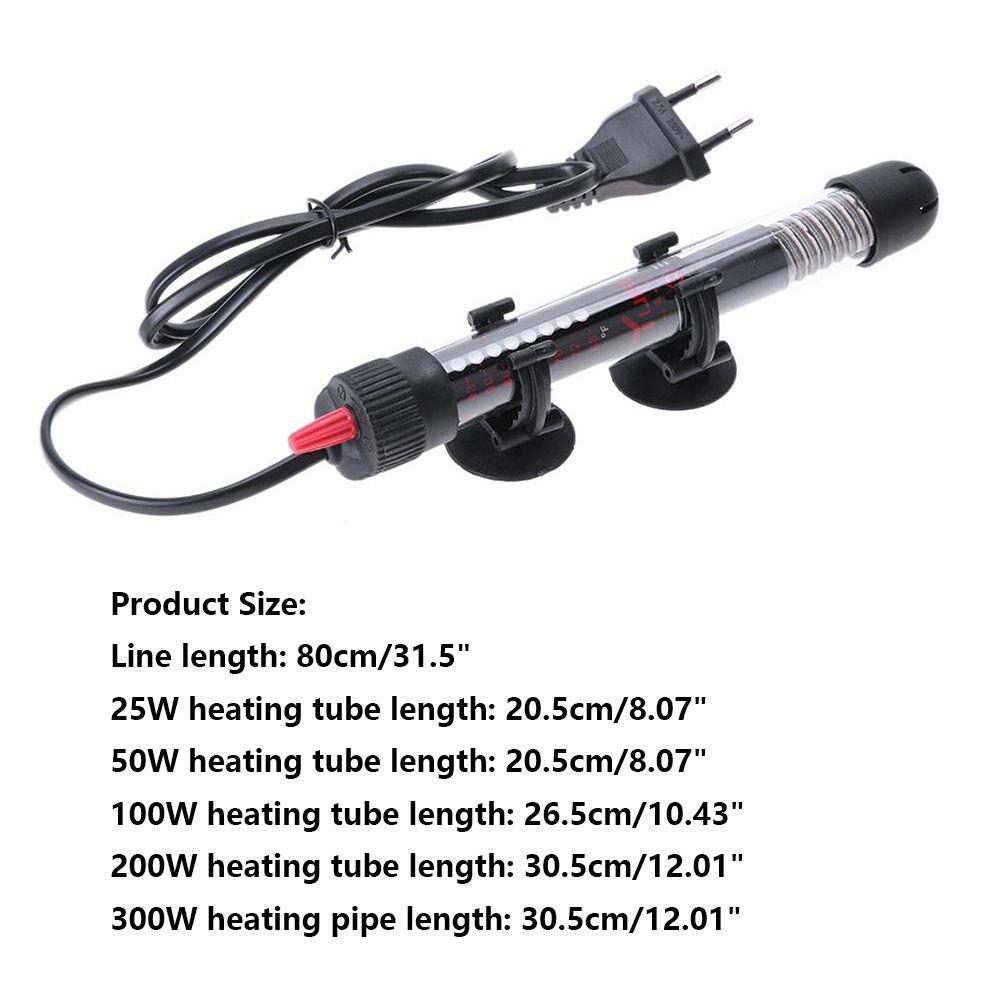 Temper Submersible Aquarium Heater Temperature Controller Fish Tank Water Heater Thermostat